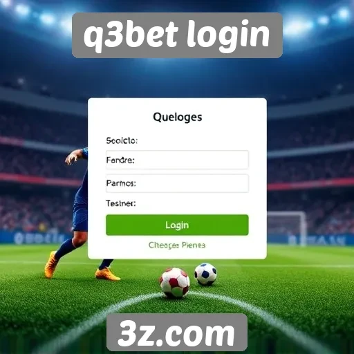 Funcionalidades do q3bet login para novos jogadores