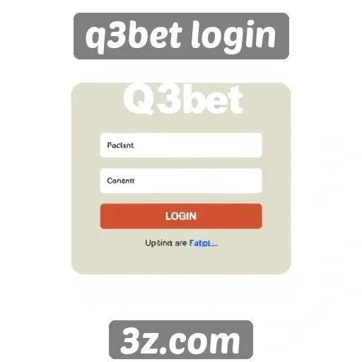 q3bet login análise da interface do usuário