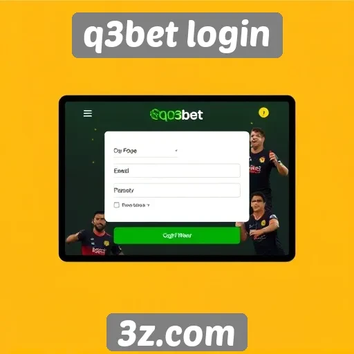 experiência do usuário no site q3bet login